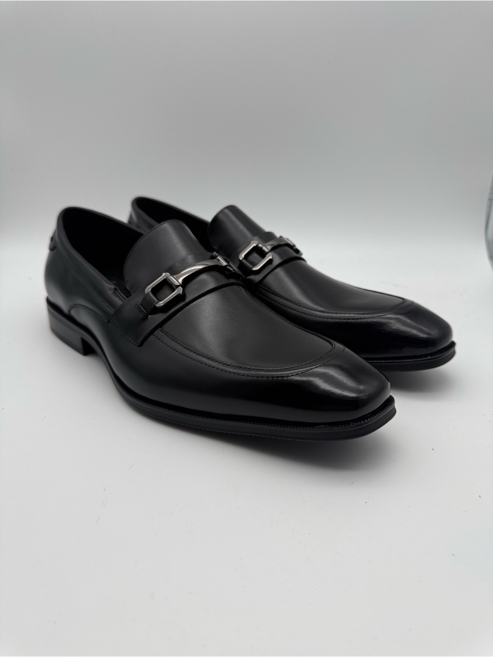 BRAND NEW Black Mens Stacy Adams Faraday Slip On Loafers Size 10 M